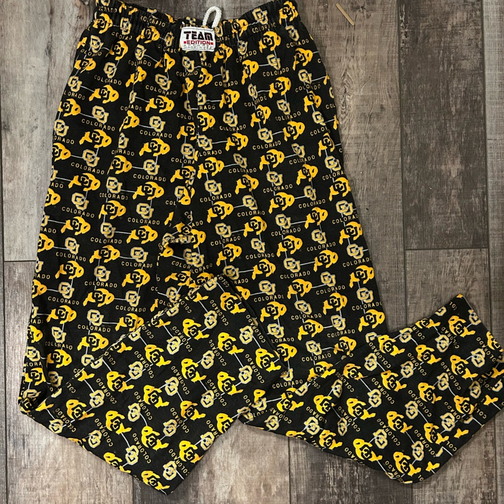 CU Boulder vintage pajama pants